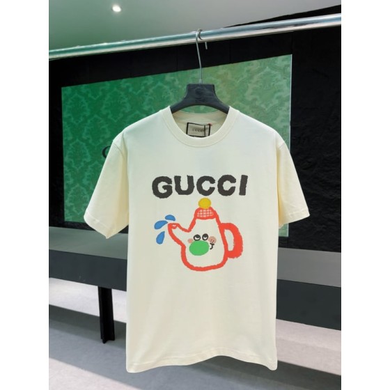 Gucci Early Spring Collection High-Weight Short-Sleeve